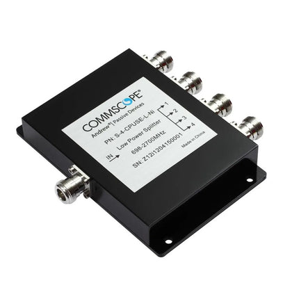 Commscope S-4-CPUSE-L-NI 4-Way, Low Power Splitter, 555-2700 MHz, N-Female
