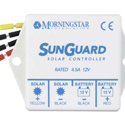 Morningstar SG4 SunGuard PWM Solar Regulator, 4.5A, 12V