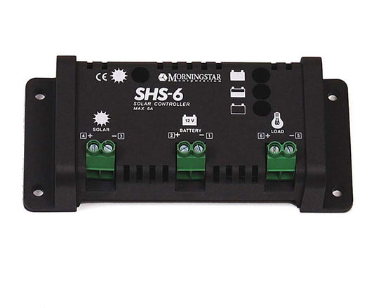 Morningstar SHS-6 PWM Solar Regulator, 6A, 12V