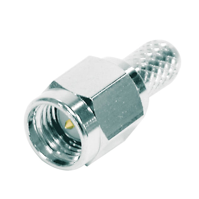 Pulse SMA-104 SMA-Male Connector, Crimp - RG58, RG141 and RG303 Cables.