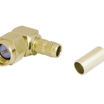 Pulse SMA-17 Right Angle SMA-Male Connector - RG58, RG141 and RG303 Cables