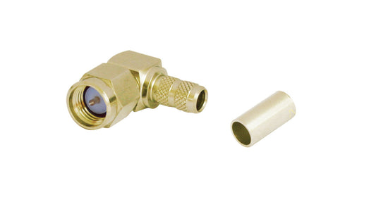 Pulse SMA-17 Right Angle SMA-Male Connector - RG58, RG141 and RG303 Cables