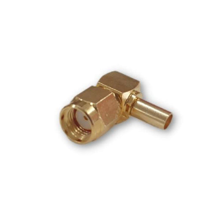 Pulse SMA-18RG Right Angle SMA-Male Reverse Gender Connector - RG174, RG188 and RG316 Cables