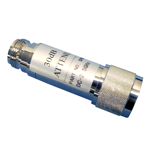 RFI SP0000-7220-00 Attenuator, 20 dB, DC-2.5 GHz, 2W, N Male/Female