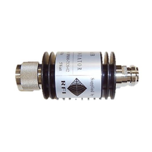 RFI SP0000-7302-02 Attenuator, 2 dB, DC-3 GHz, 5W, N Male/Female