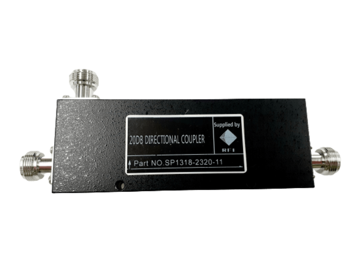 RFI SP1318-2310-11 Directional Coupler, 3 Port, 10 dB, 130-180 MHz, 100W, N-Female