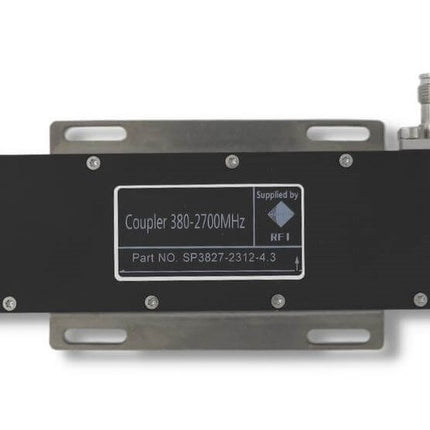 RFI SP3827-2305-4.3 Directional Coupler, 3 Port, 5 dB, 380-2700 MHz, 200W, 4.3-Female