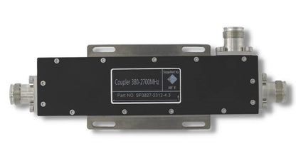RFI SP3827-2308-4.3 Directional Coupler, 3 Port, 8 dB, 380-2700 MHz, 200W, 4.3-Female