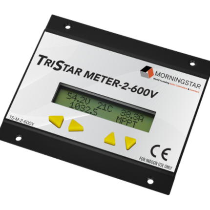 Morningstar TS-M-2-600V TriStar Digital Meter for 600V MPPTs