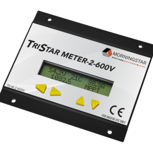 Morningstar TS-M-2-600V TriStar Digital Meter for 600V MPPTs