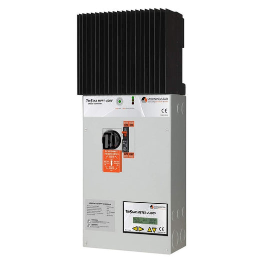 Morningstar TS-MPPT-60-600V-48-DB TriStar MPPT Solar Regulator, 60A, 12-48V/600V with Disconnect Box