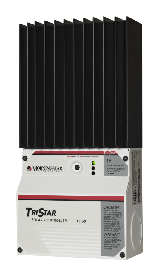 Morningstar TS60 TriStar PWM Solar Regulator, 60A, 12-48V