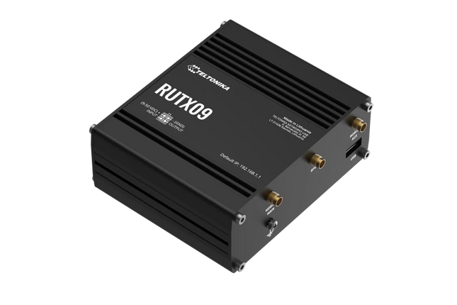 Teltonika RUTX09 4G Industrial Router - Dual SIM, Wi-Fi, Ethernet, WAN, DI/DO