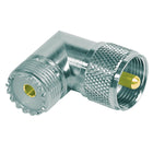 Pulse UHF-16 UHF-Male to UHF-Female Right Angle Adapter