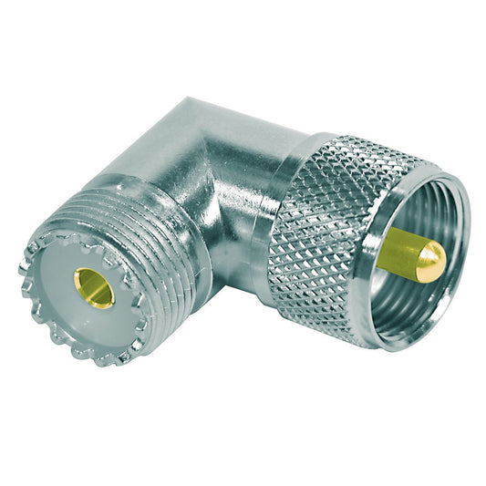 Pulse UHF-16 UHF-Male to UHF-Female Right Angle Adapter