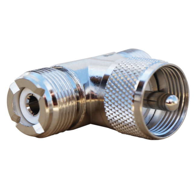 Pulse UHF-32 UHF Right-Angle Adapter - F/F/M
