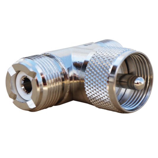 Pulse UHF-32 UHF Right-Angle Adapter - F/F/M