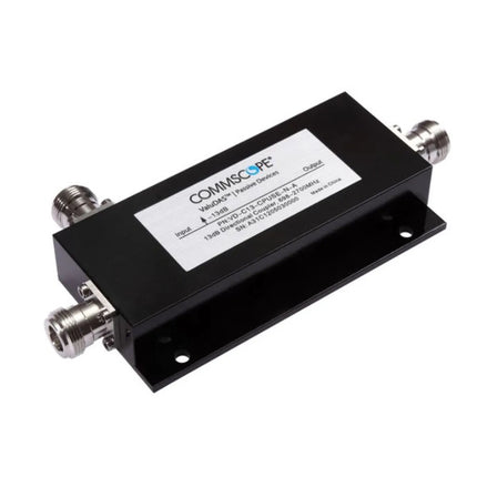 CommScope VD-C13-CPUSE-N-A ValuDAS Air Directional Coupler is a high-performance RF coupler designed for indoor DAS and wireless signal distribution. This device comes with a 13 dB N (F) connector.
