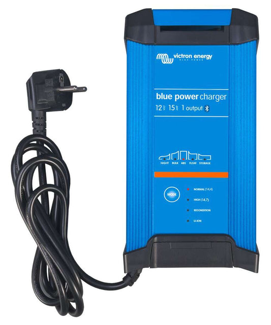 Victron BlueSmart IP22 Charger, 12V, 15A, 1 Outlet - BPC121542012
