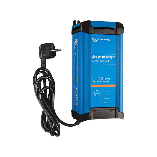 Victron BlueSmart IP22 Charger, 12V, 20A, 3 Outlet - BPC122043022