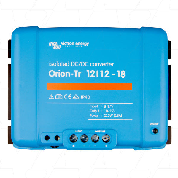 Victron Orion TR DC/DC Converter, 18A, 12/12V, Isolated - ORI121222110