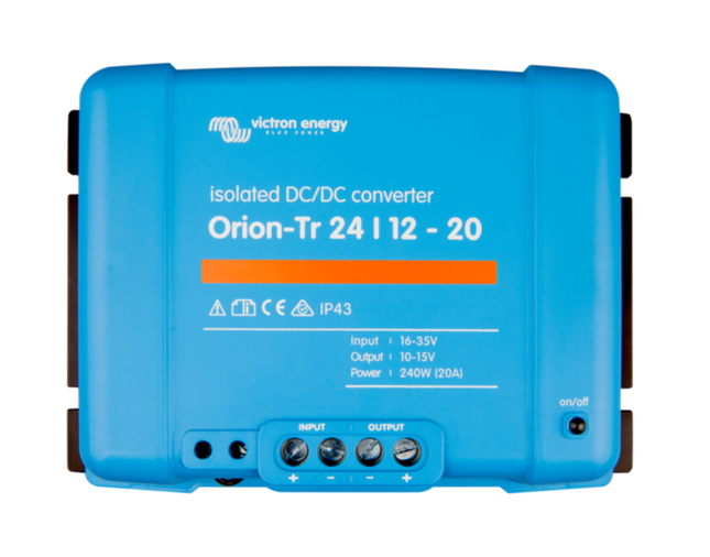 Victron Orion TR DC-DC Converter, 20A, 24/12V, Isolated - ORI241224110