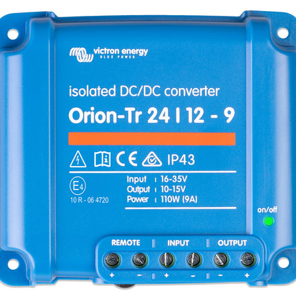 Victron Orion TR DC-DC Converter, 9A, 24/12V, Isolated - ORI241210110R