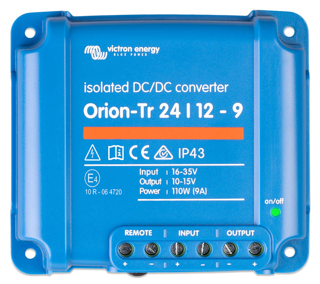 Victron Orion TR DC-DC Converter, 9A, 24/12V, Isolated - ORI241210110R