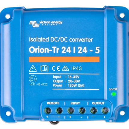 Victron Orion TR DC-DC Converter, 5A, 24/24V, Isolated - ORI242410110R