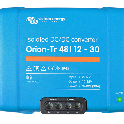 Victron Orion TR DC-DC Converter, 30A, 48/12V, Isolated - ORI481240110