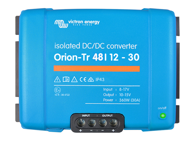 Victron Orion TR DC-DC Converter, 30A, 48/12V, Isolated - ORI481240110