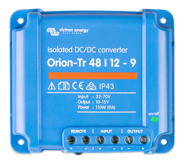 Victron Orion TR DC-DC Converter, 9A, 48/12V, Isolated - ORI481210110