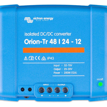 Victron Orion TR DC-DC Converter, 12A, 48/24V, Isolated - ORI482428110