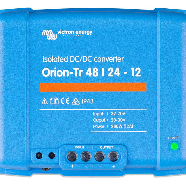 Victron Orion TR DC-DC Converter, 12A, 48/24V, Isolated - ORI482428110