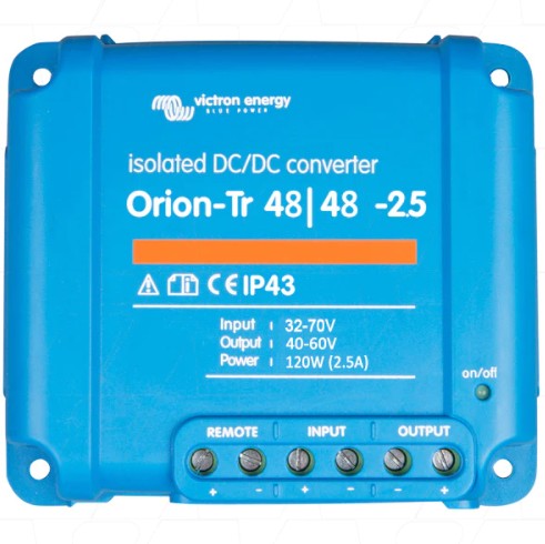Victron Orion TR DC/DC Converter, 2.5A, 48/48V, Isolated â€“ ORI484810110