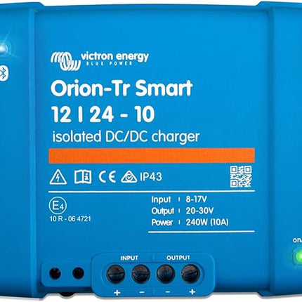 Victron Orion TR Smart DC-DC Charger, 10A, 12/24V, Isolated - ORI122424120