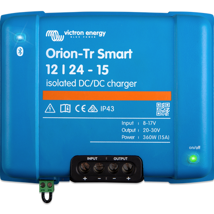 Victron Orion TR Smart DC-DC Charger, 15A, 12/24V, Isolated - ORI122436120