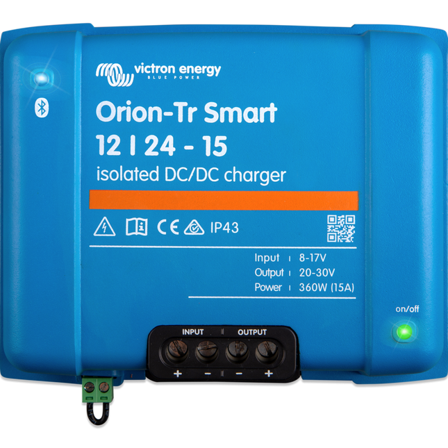 Victron Orion TR Smart DC-DC Charger, 15A, 12/24V, Isolated - ORI122436120