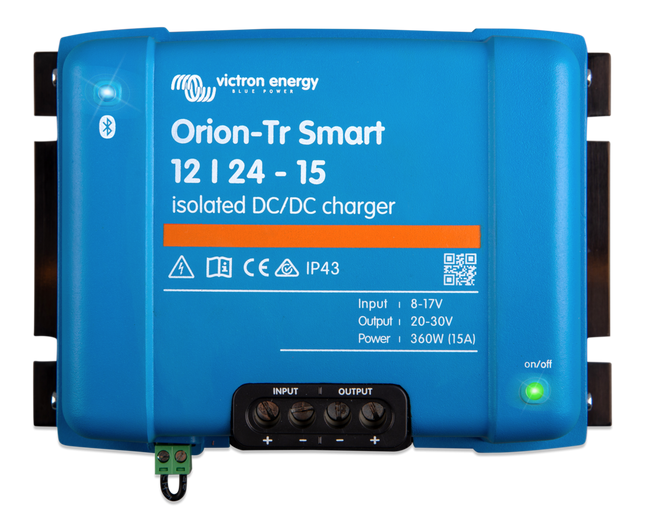 Victron Orion TR Smart DC-DC Charger, 15A, 12/24V, Isolated - ORI122436120