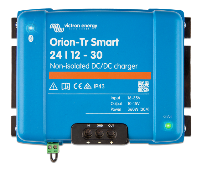 Victron Orion TR Smart DC-DC Charger, 30A, 24/12V, Non-Isolated - ORI241236140