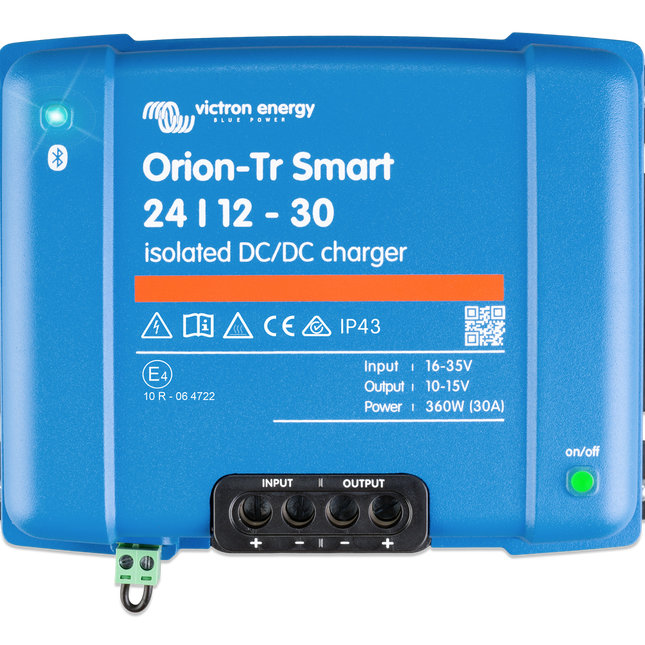 Victron Orion TR Smart DC-DC Charger, 30A, 24/12V, Isolated - ORI241236120