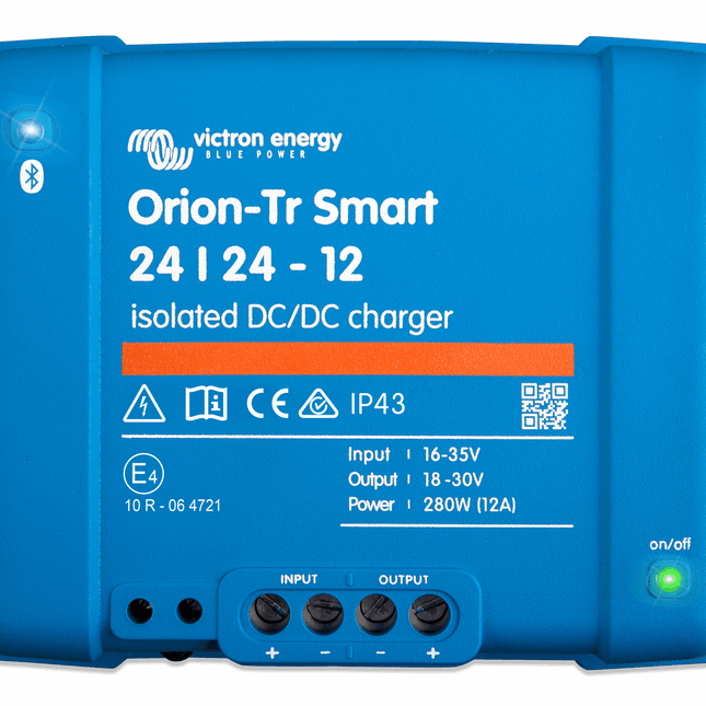 Victron Orion TR Smart DC-DC Charger, 12A, 24/24V, Isolated - ORI242428120
