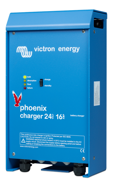 Victron Phoenix Charger, 24V, 16A (2+1) - PCH024016001