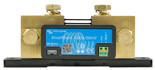 Victron SmartShunt Battery Monitor, 1000A, 50 mV - SHU050210050