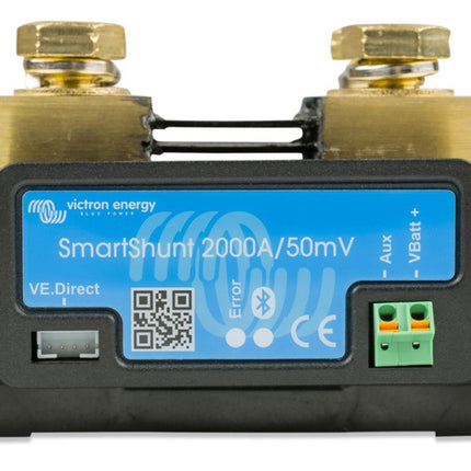 Victron SmartShunt Battery Monitor, 2000A, 50 mV - SHU050220050