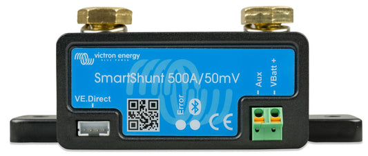 Victron SmartShunt Battery Monitor, 500A, 50 mV - SHU050150050