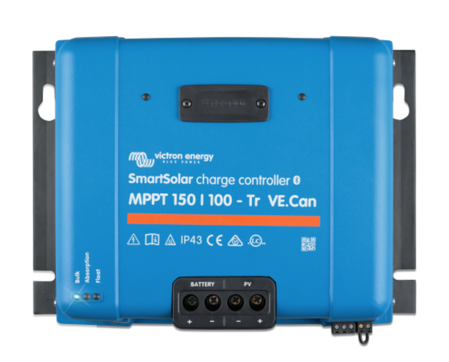 Victron SmartSolar MPPT Regulator, 100A, 12-48/150V, +VE.CAN - SCC115110411