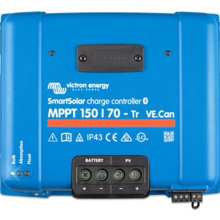 Victron SmartSolar MPPT Regulator, 70A, 12-48/150V, +VE.CAN - SCC115070411