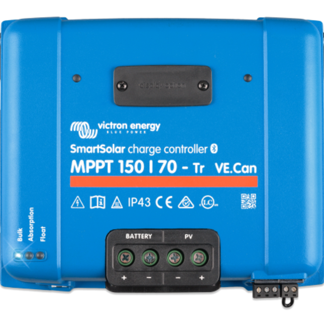 Victron SmartSolar MPPT Regulator, 70A, 12-48/150V, +VE.CAN - SCC115070411