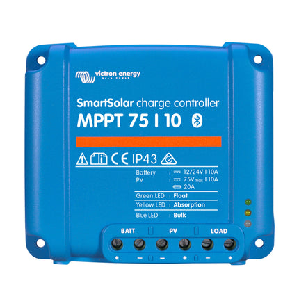 Victron SmartSolar MPPT Regulator, 10A, 12-24/75V - SCC075010060R